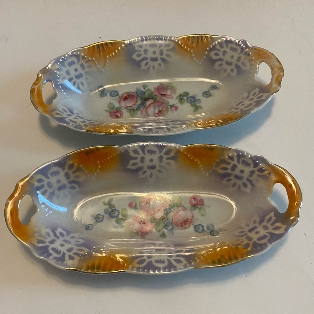 Vintage Oval Candy/Relish Dish Registered CELEBRATE Made in Germany. Excellent